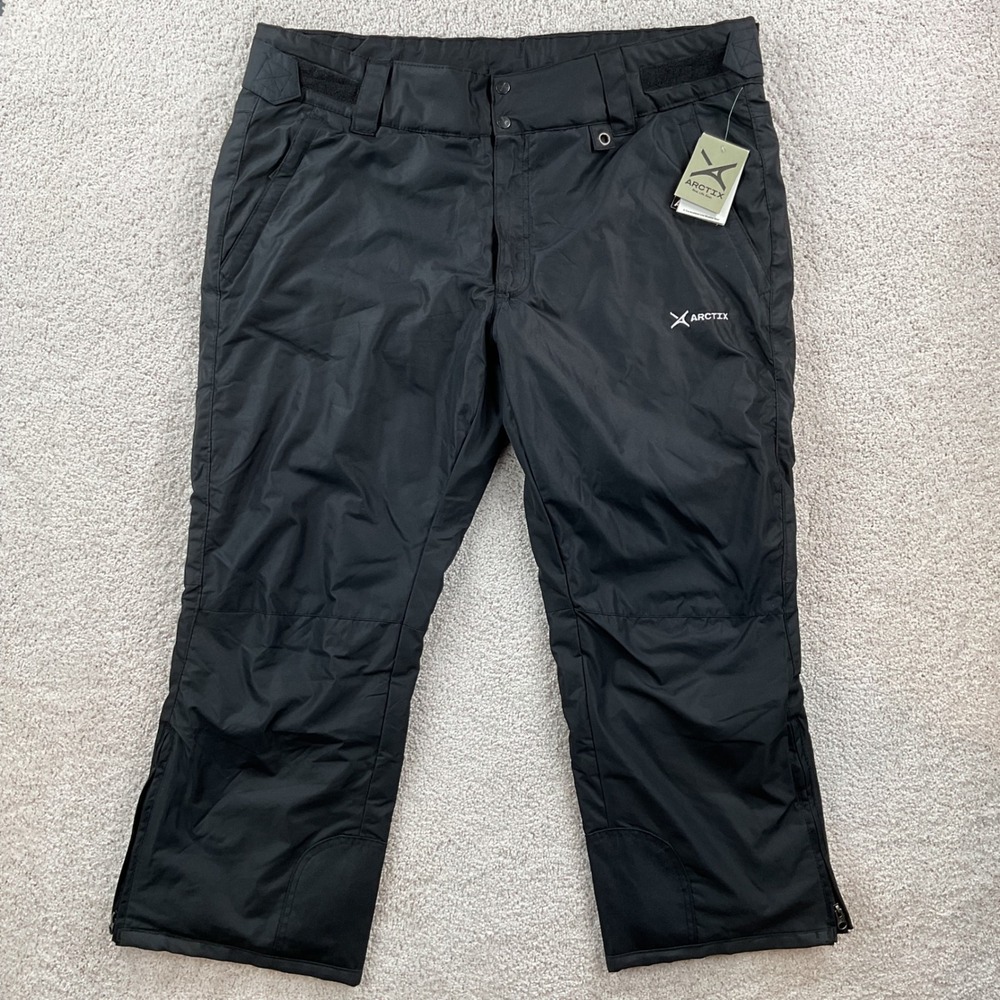 Arctix Womens Plus 2X Short Insulated Snow Pants Black Ski Snowboard NWT